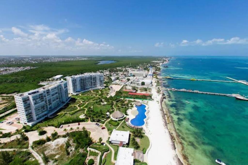 Hermoso Condo De 2 Habitaciones Frente Al Caribe Cancun Exterior photo